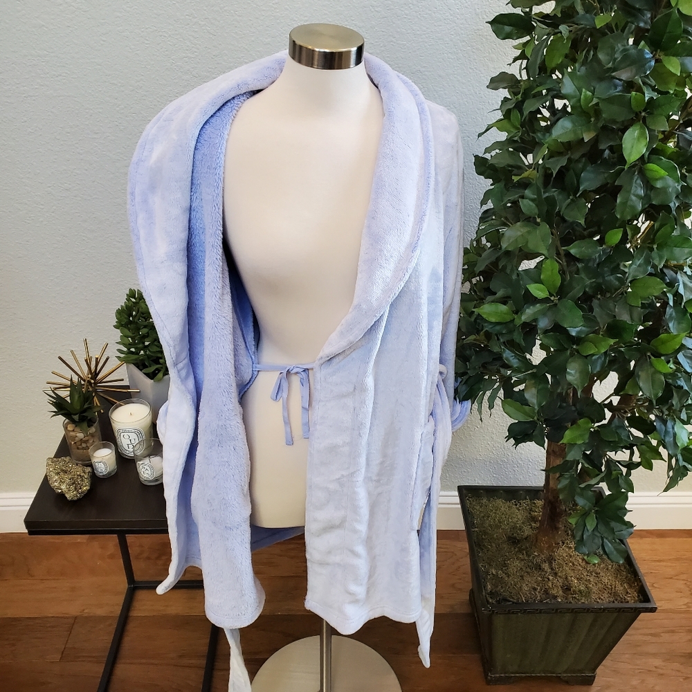 Blue Super Plush Robe - Picture 5 of 8